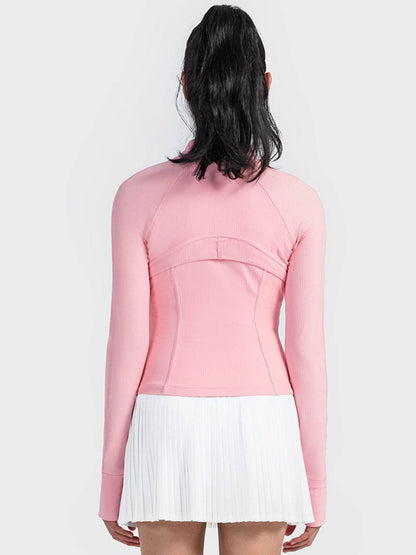 Millennia Zip-Up Long Sleeve Sports Jacket - Selvanelle