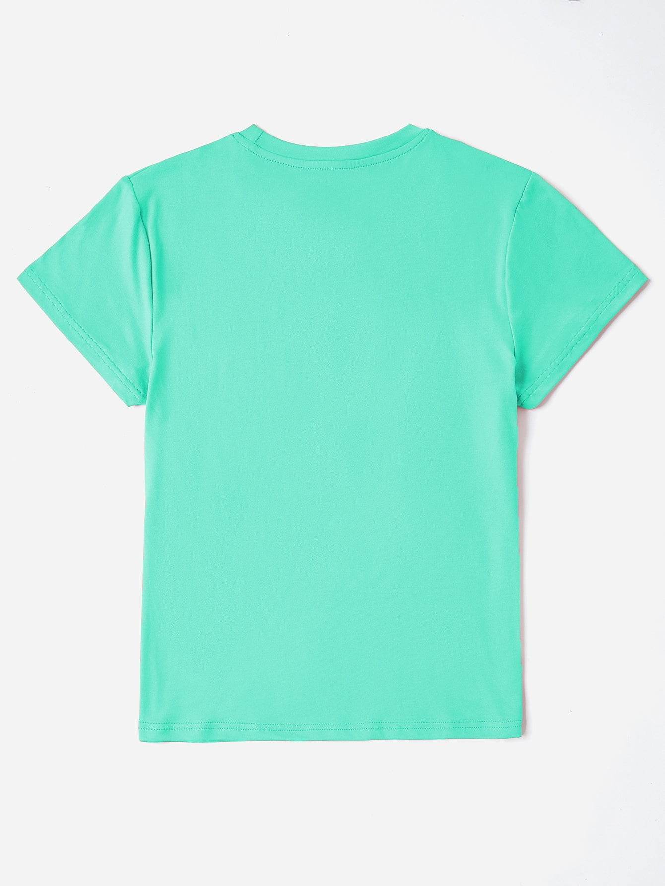 Rabbit Round Neck Short Sleeve T-Shirt - Selvanelle