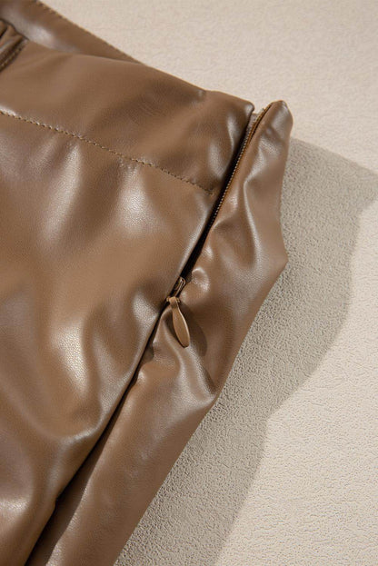 Bowknot Elastic Waist Mini Skirt for Stylish Comfort - Selvanelle