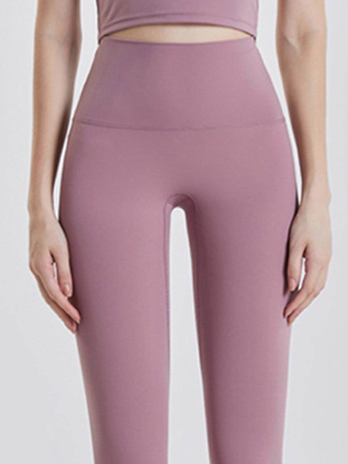 Wide Waistband Sports Leggings for Ultimate Comfort - Selvanelle