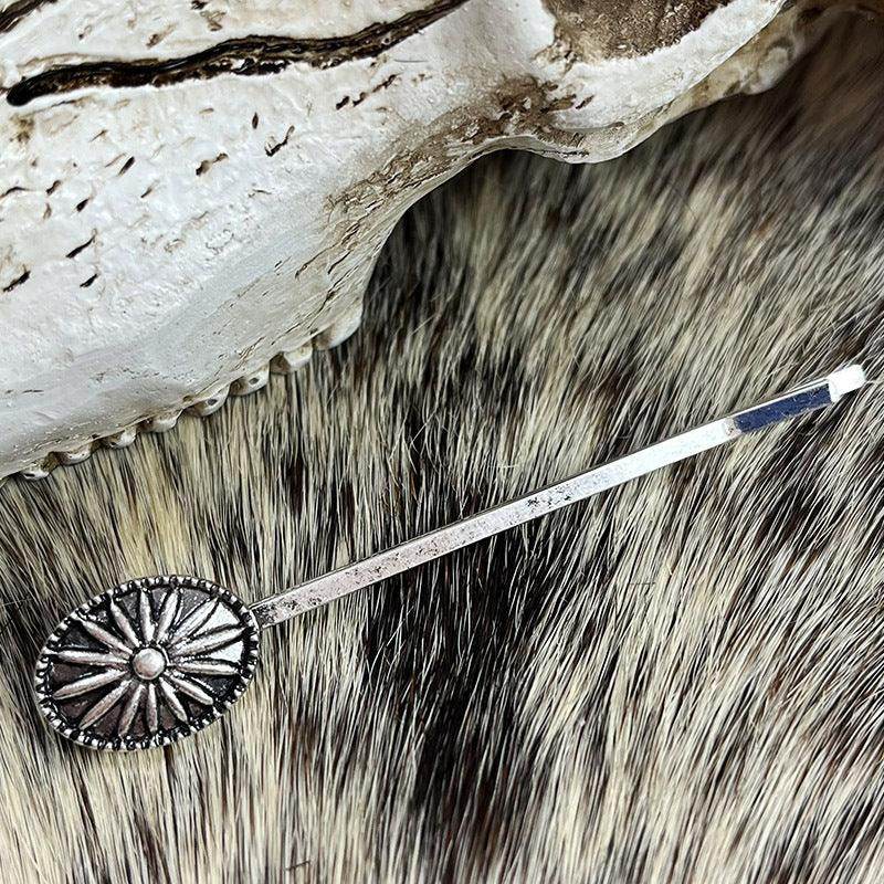 Turquoise Alloy Hairpin for Stylish Hair Accessories - Selvanelle