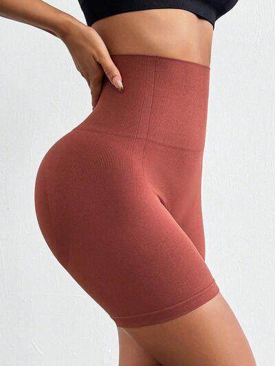 Seamless High Waist Active Shorts for Comfortable Workouts - Selvanelle