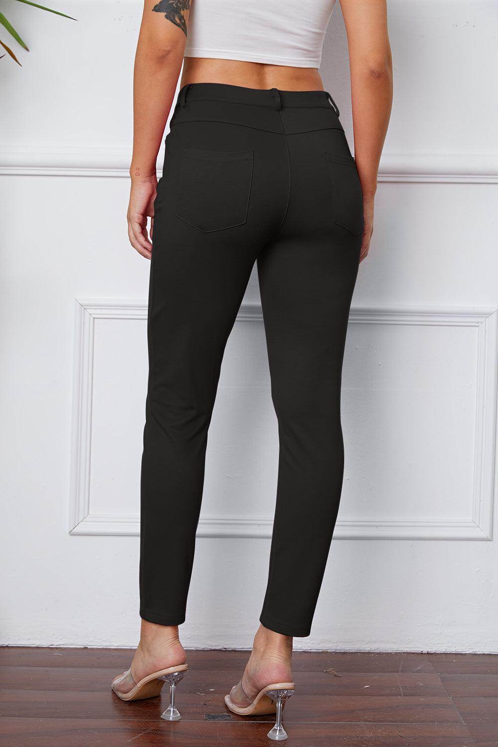StretchyStitch Pants by Basic Bae for Comfort and Style - Selvanelle