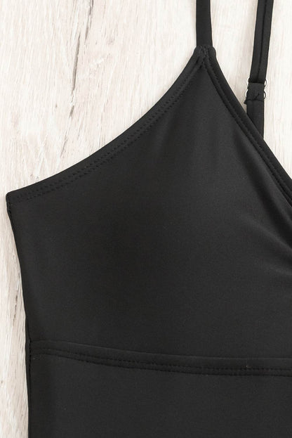 Cutout Spaghetti Strap One-Piece Swimwear - Selvanelle
