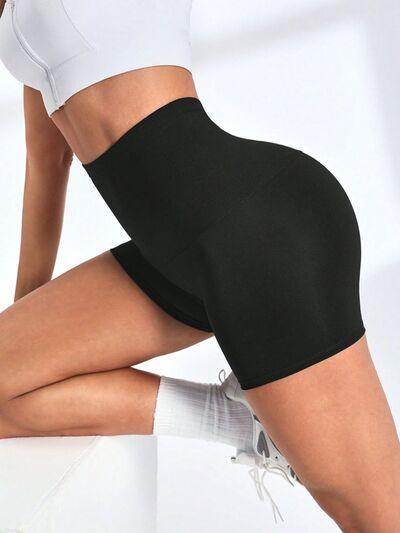 High Waist Active Shorts for Women with Stretchy Comfort - Selvanelle
