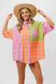 Pink/Peach/Lime
