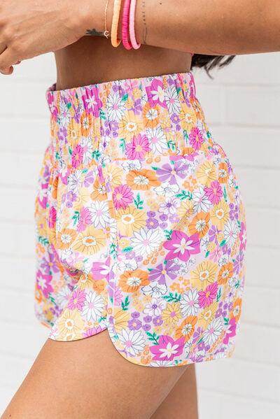 Printed High Waist Shorts for Women in Stylish Patterns - Selvanelle