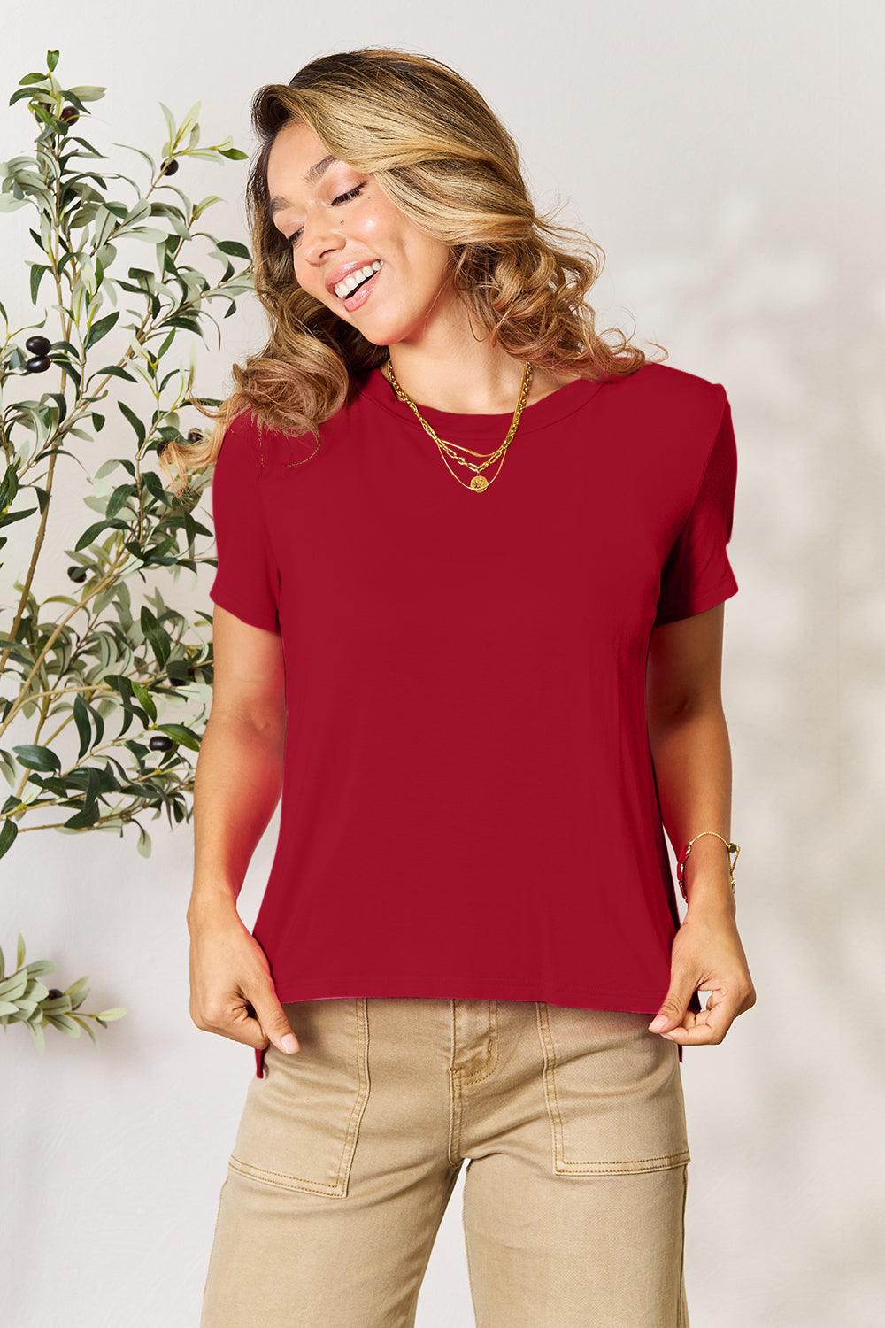 Basic Bae Full Size Round Neck Short Sleeve T-Shirt for Women