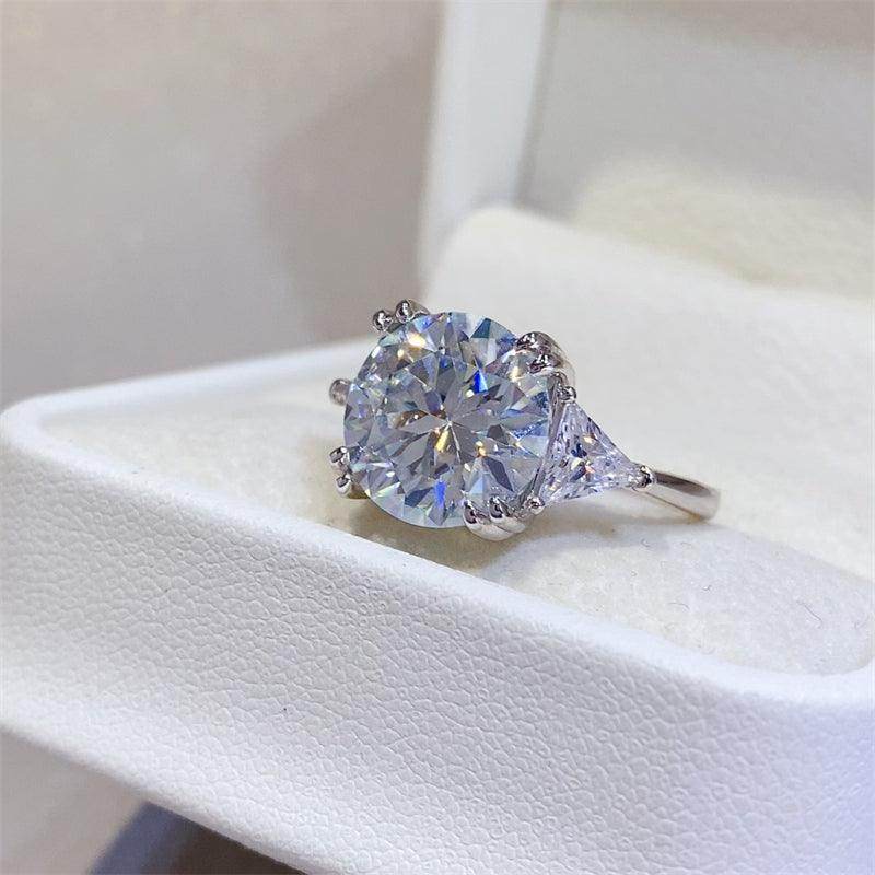 5 Carat Moissanite 925 Sterling Silver Ring for Women - Selvanelle