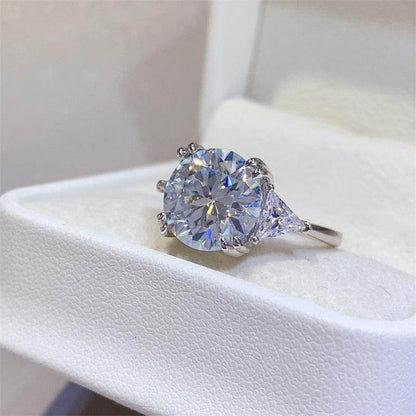 5 Carat Moissanite 925 Sterling Silver Ring for Women - Selvanelle