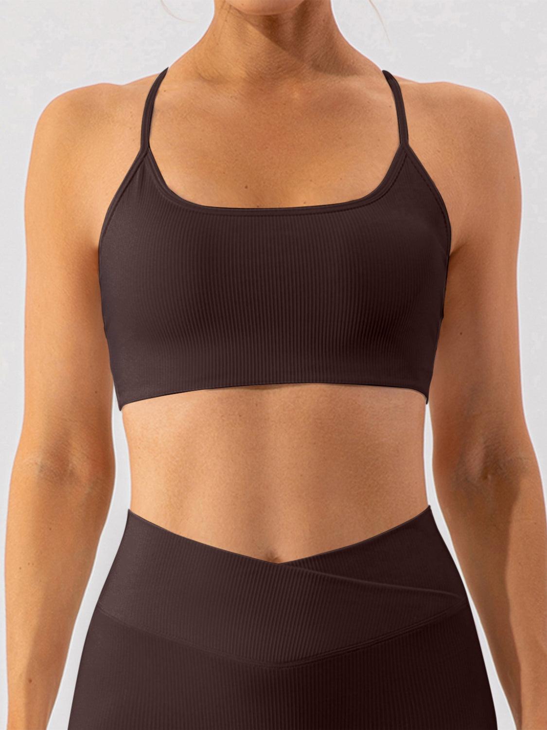 Spaghetti Strap Active Bra for Comfortable Everyday Wear