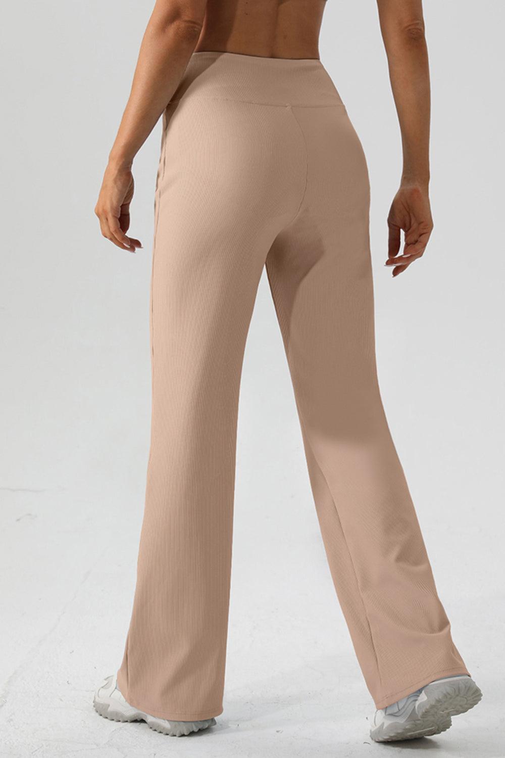 High Waist Straight Active Pants for Comfort and Style