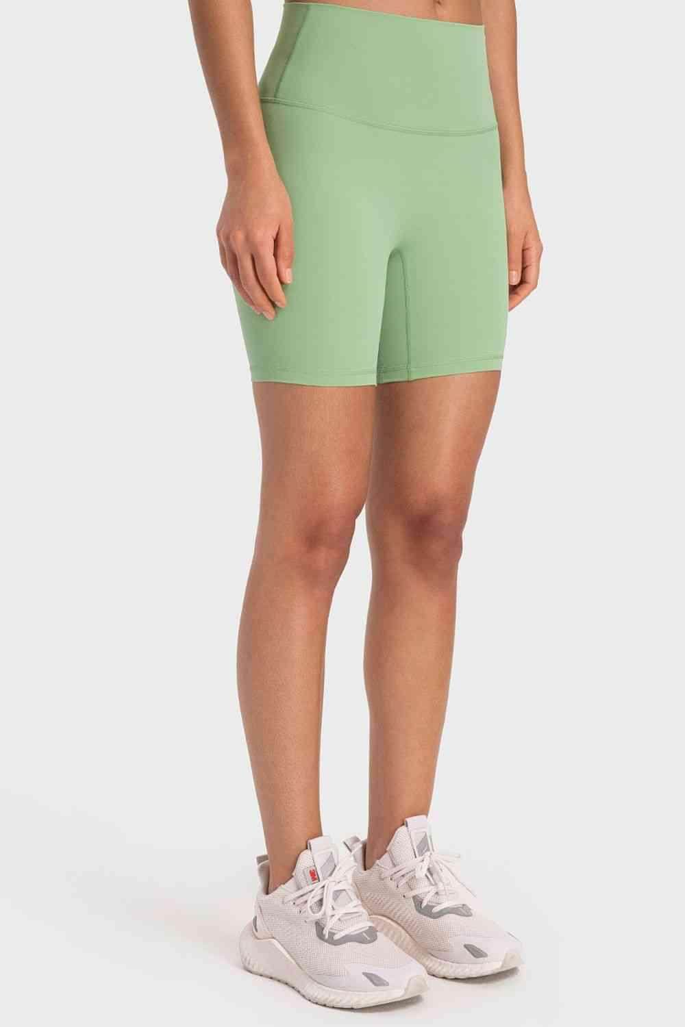 Millennia Staying Cozy Wide Waistband Biker Shorts For Comfort - Selvanelle