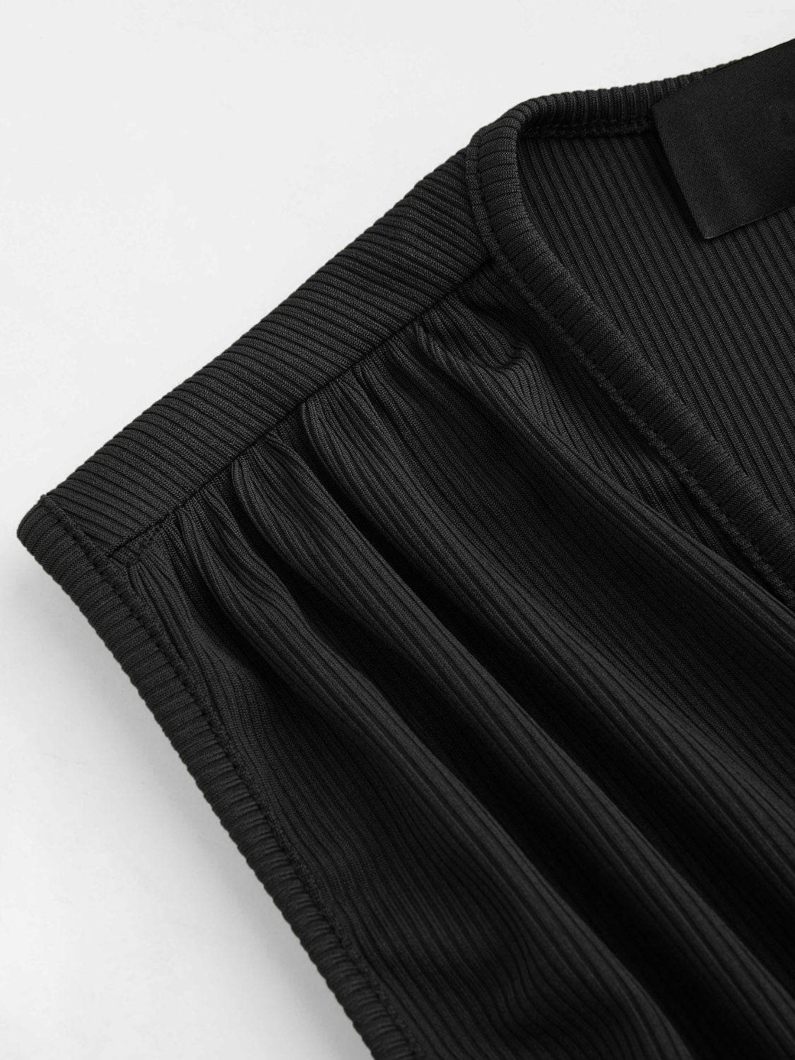 Ruched Plunge Sleeveless Romper - Selvanelle