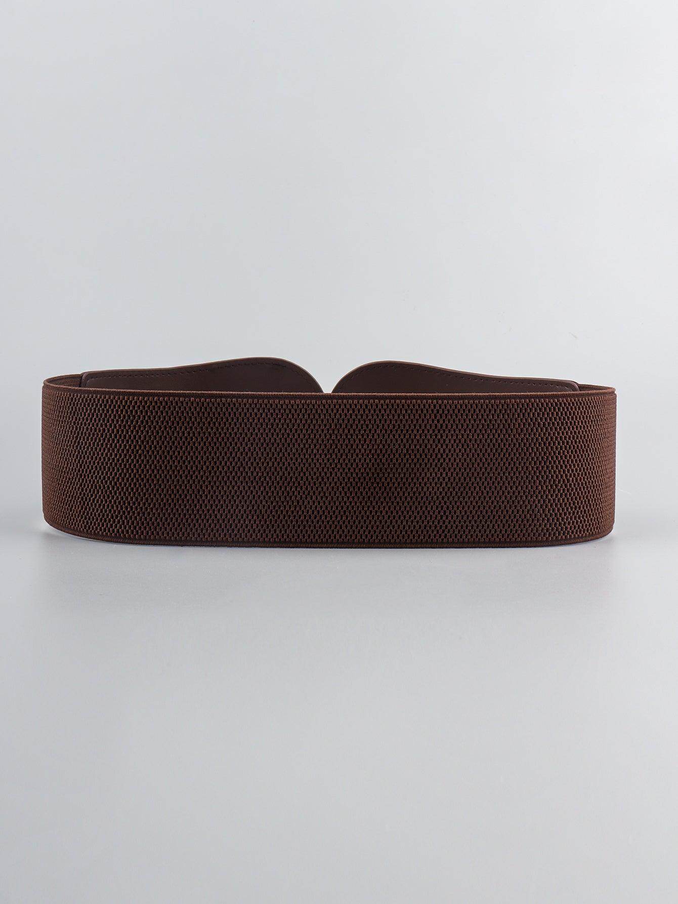 PU Elastic Wide Belt for Comfortable Fashion Fit - Selvanelle