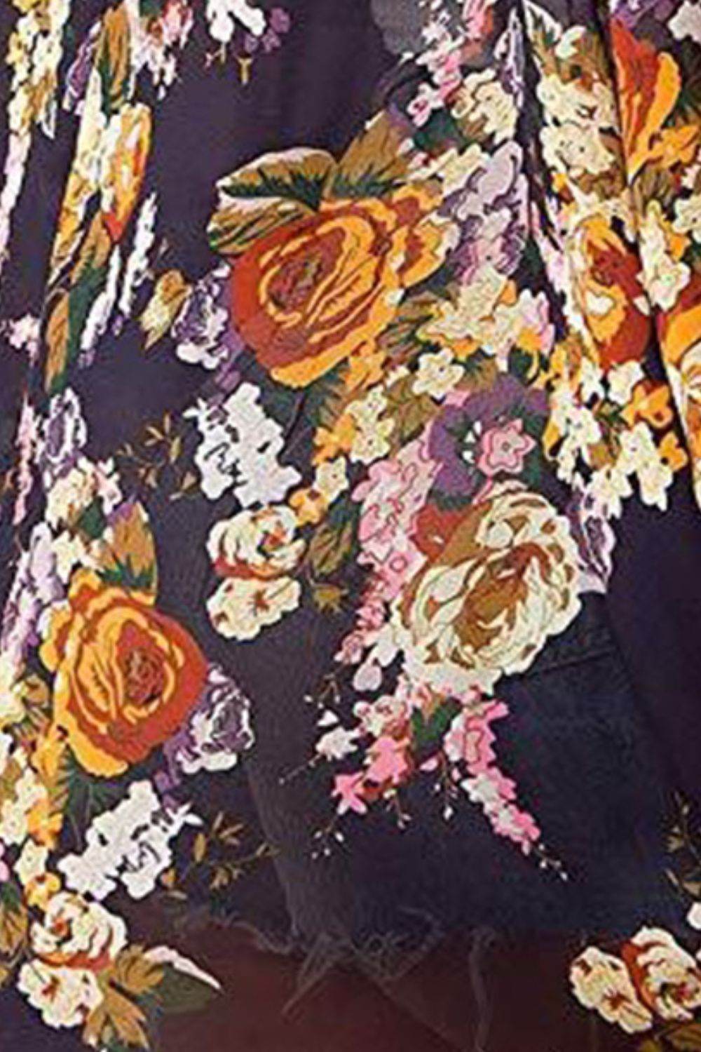 Open Front Half Sleeve Cover-Up - Selvanelle