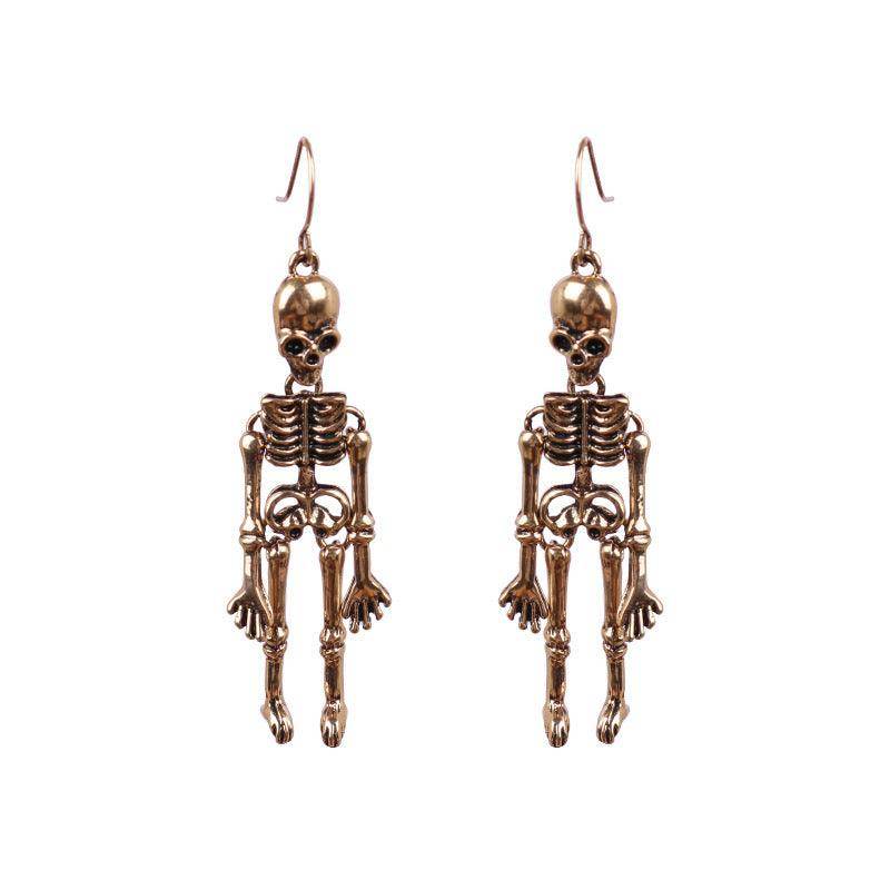 Skeleton Alloy Earrings for Stylish and Unique Looks - Selvanelle