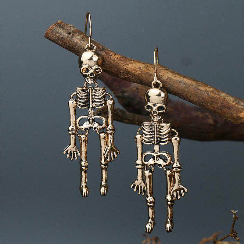 Skeleton Alloy Earrings for Stylish and Unique Looks - Selvanelle