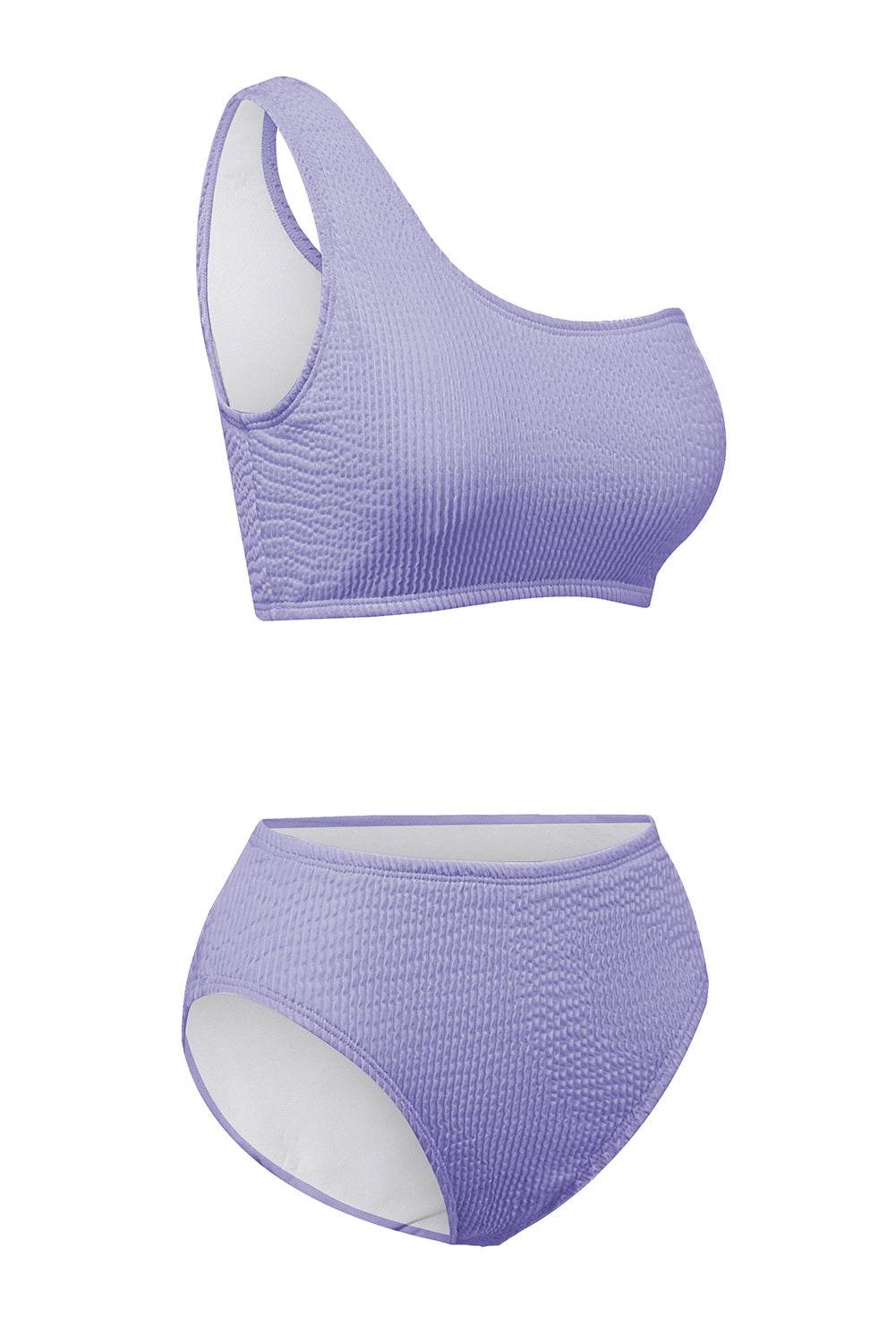 Single Shoulder Bikini Set - Selvanelle