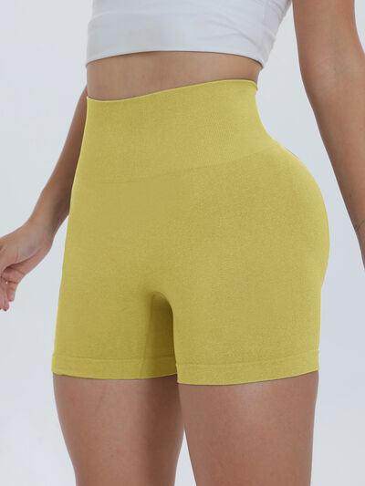 High Waist Active Shorts for Women - Stretchy Sportswear - Selvanelle