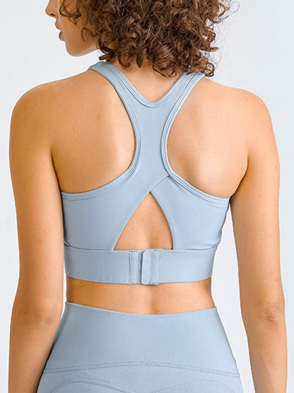 Millennia Double Take Square Neck Racerback Cropped Tank - Selvanelle