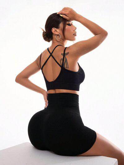 High Waist Active Shorts for Women with Stretchy Fit - Selvanelle