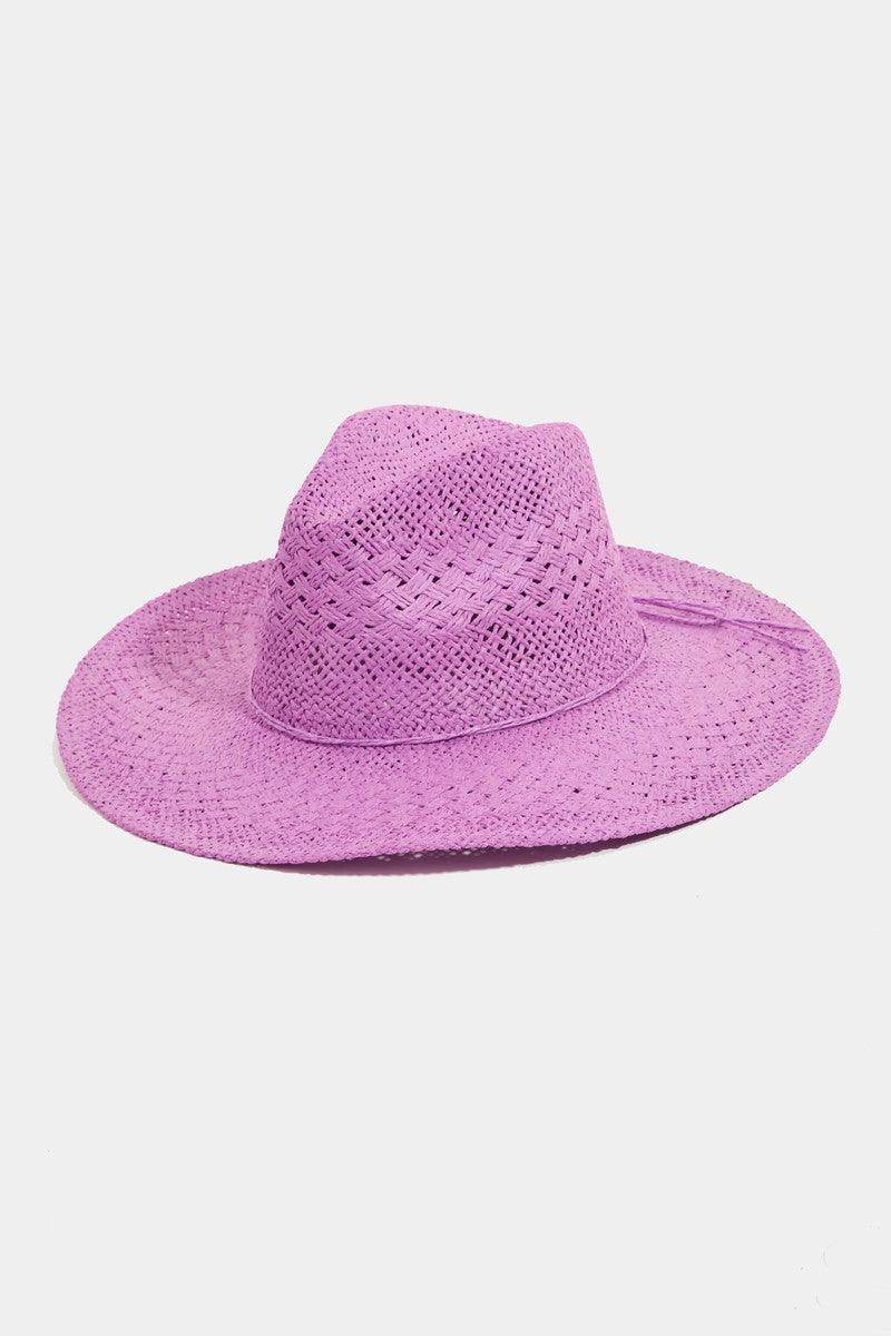 Fame Straw Braided Sun Hat for Stylish Summer Protection - Selvanelle