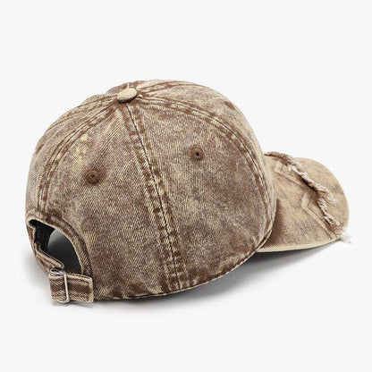 Fringe Adjustable Cotton Baseball Cap for Stylish Comfort - Selvanelle