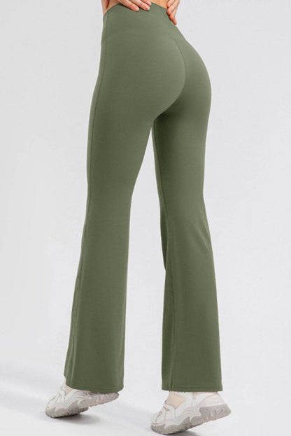 High Waist Straight Active Pants - Selvanelle