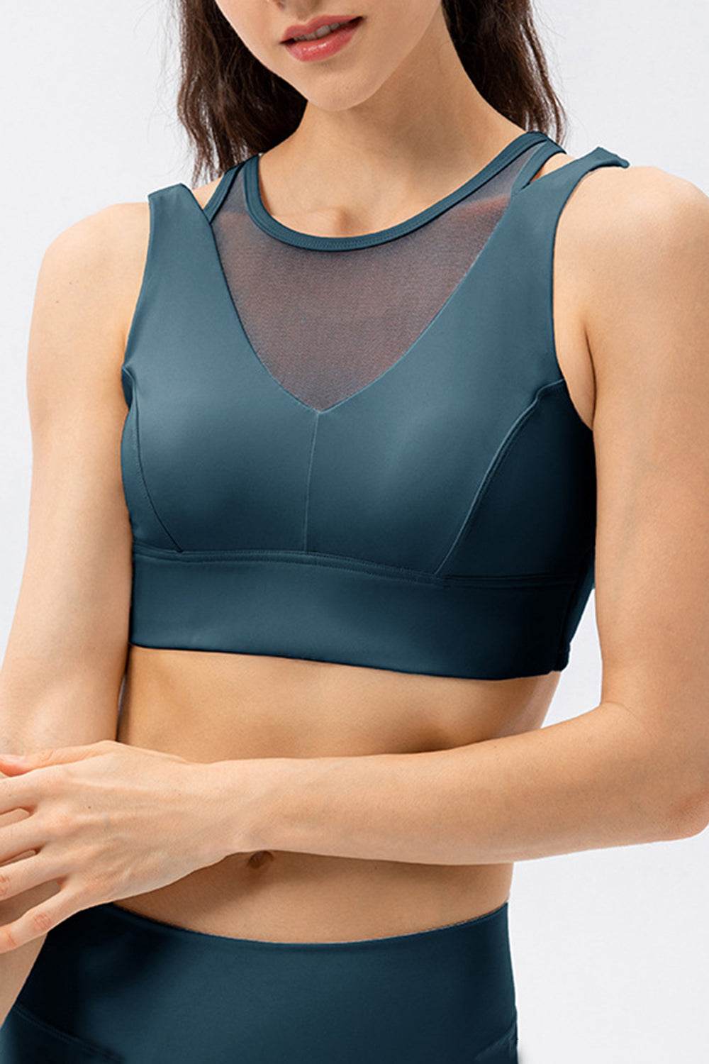 Cutout Wide Strap Active Tank - Selvanelle