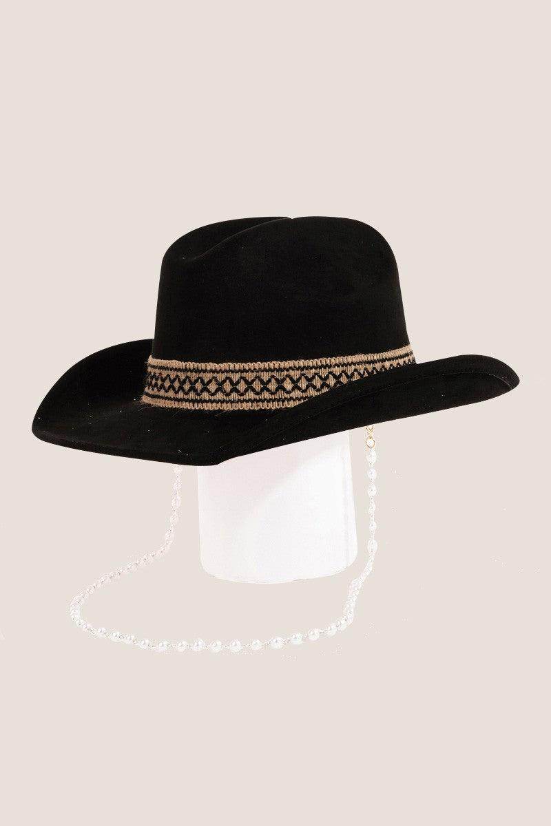 Fame Ornate Band Cowboy Hat for Unique Style Statement - Selvanelle