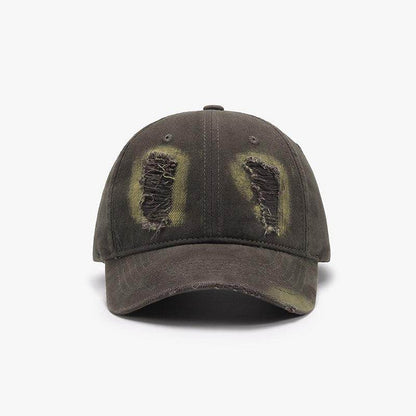 Distressed Cotton Baseball Cap for Casual Style and Comfort - Selvanelle
