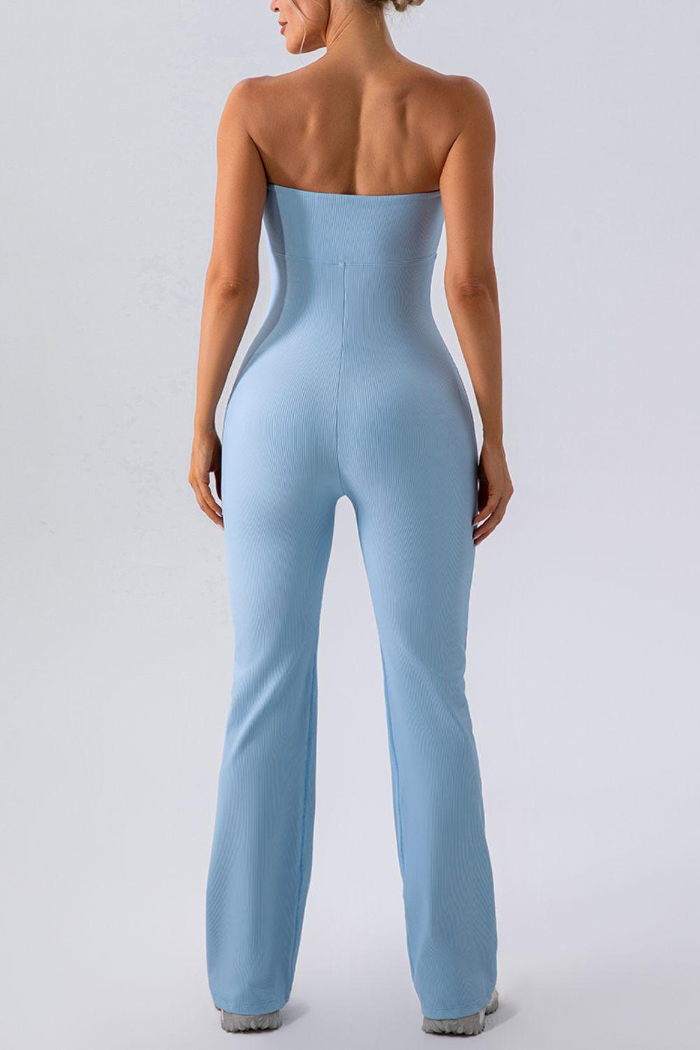 Sleeveless Straight Active Jumpsuit for Ultimate Comfort