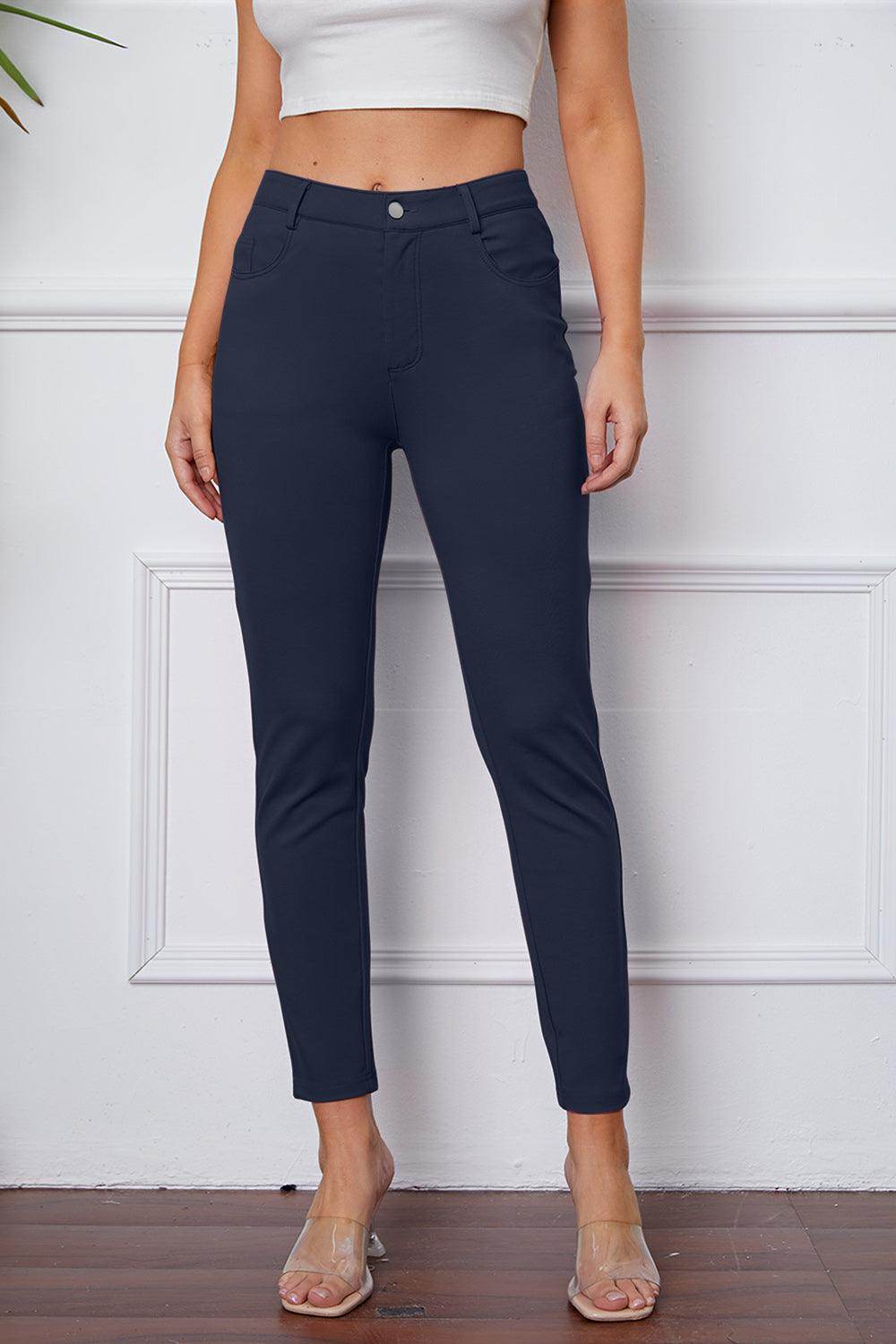 StretchyStitch Pants by Basic Bae for Comfort and Style - Selvanelle