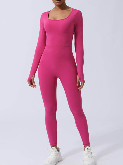 Twisted Backless Long Sleeve Jumpsuit for Women Fashion - Selvanelle