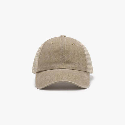 Breathable Mesh Adjustable Baseball Cap for Comfort and Style - Selvanelle