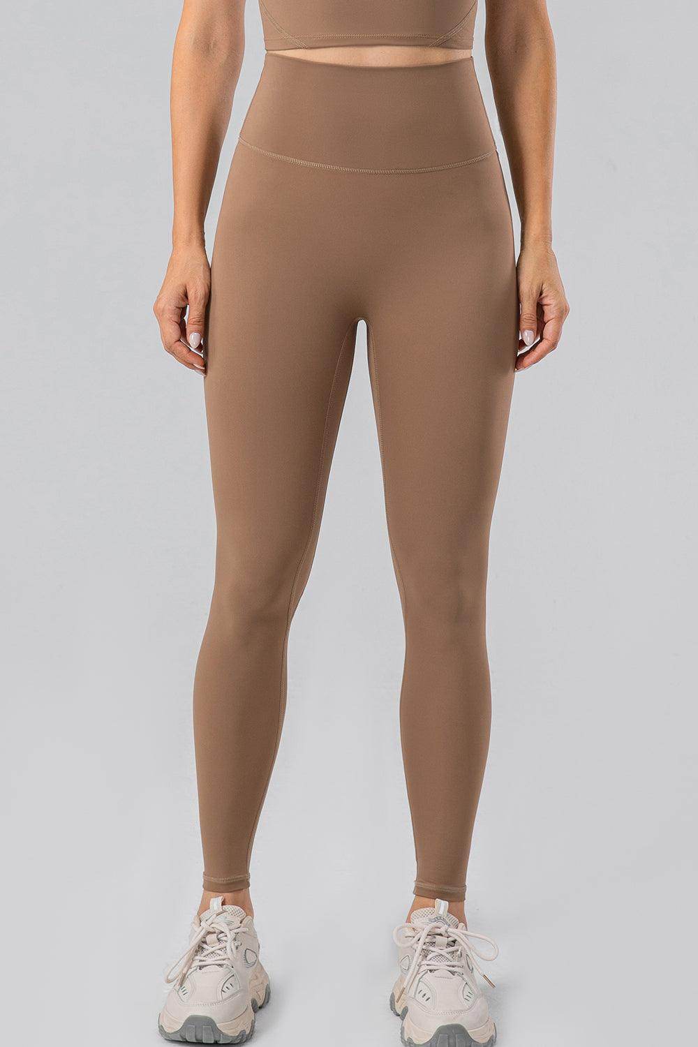High Waist Wide Waistband Active Leggings for Women - Selvanelle
