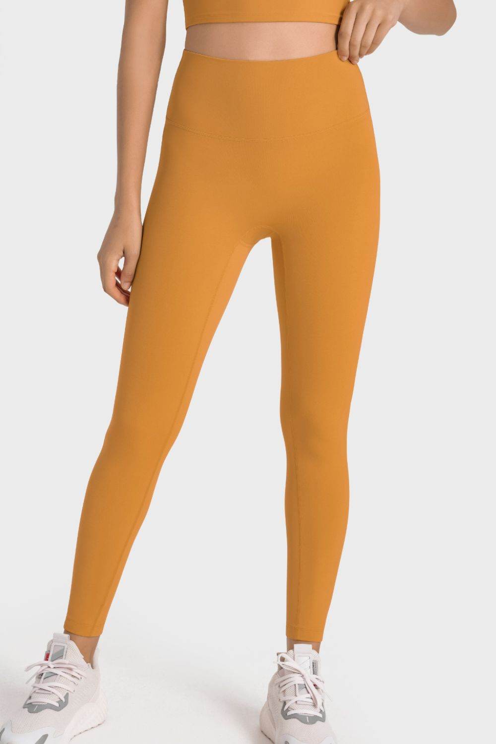 Millennia High-Rise Wide Waistband Yoga Leggings - Selvanelle