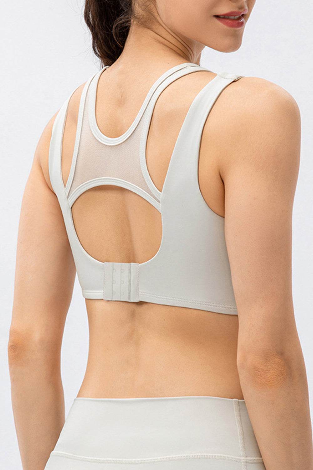 Cutout Wide Strap Active Tank - Selvanelle