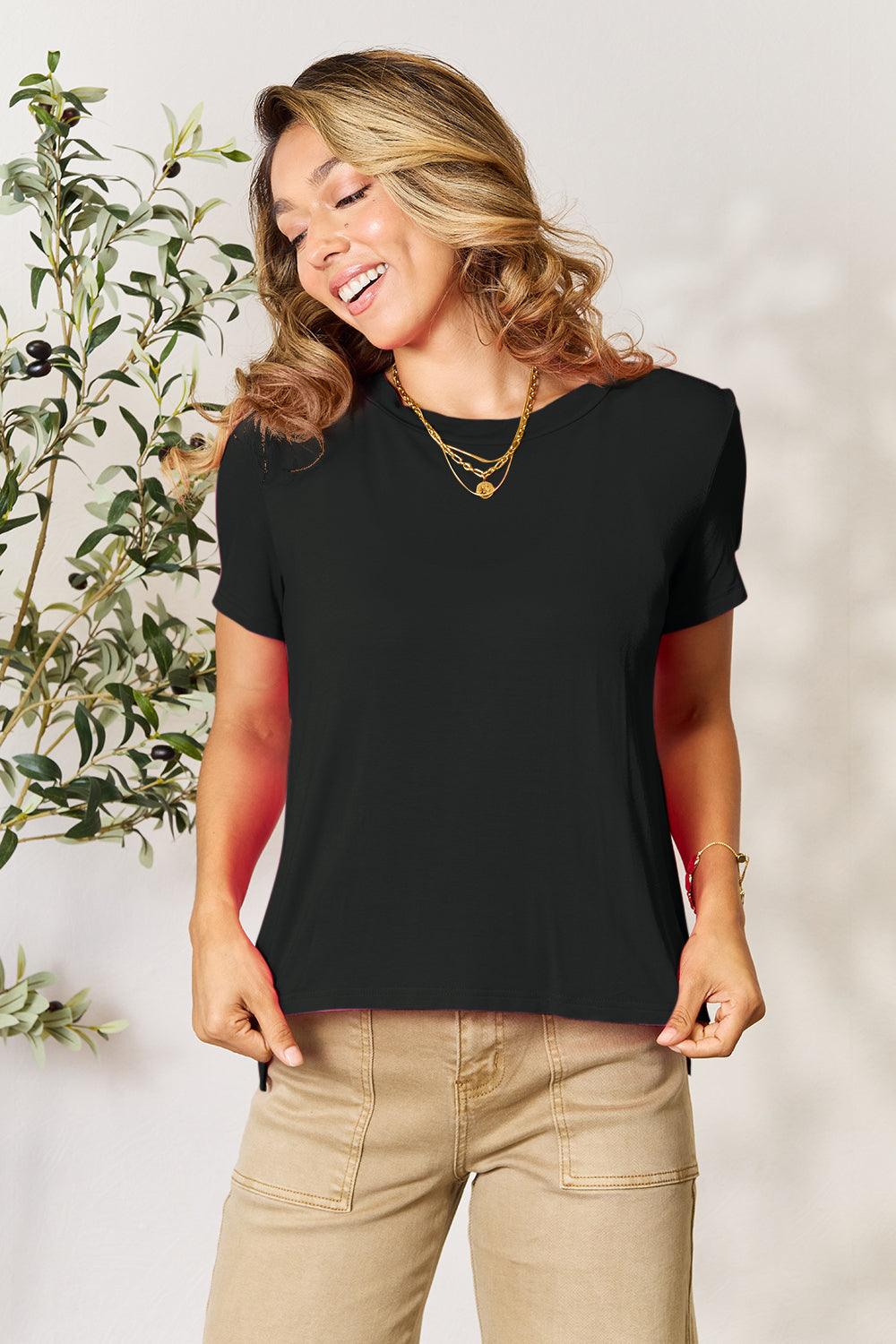 Basic Bae Full Size Round Neck Short Sleeve T-Shirt for Women