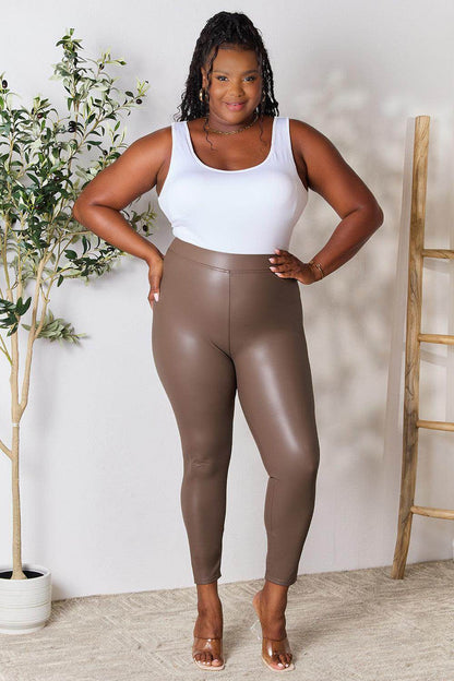 e.Luna Full Size High Waist Skinny Pants for Women - Selvanelle