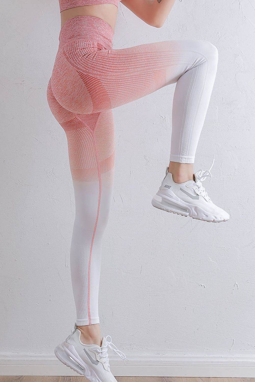 Gradient High Waist Sports Leggings - Selvanelle