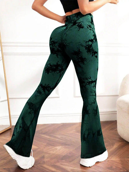Tie-Dye High Waist Active Leggings for Women Comfortable Fit - Selvanelle