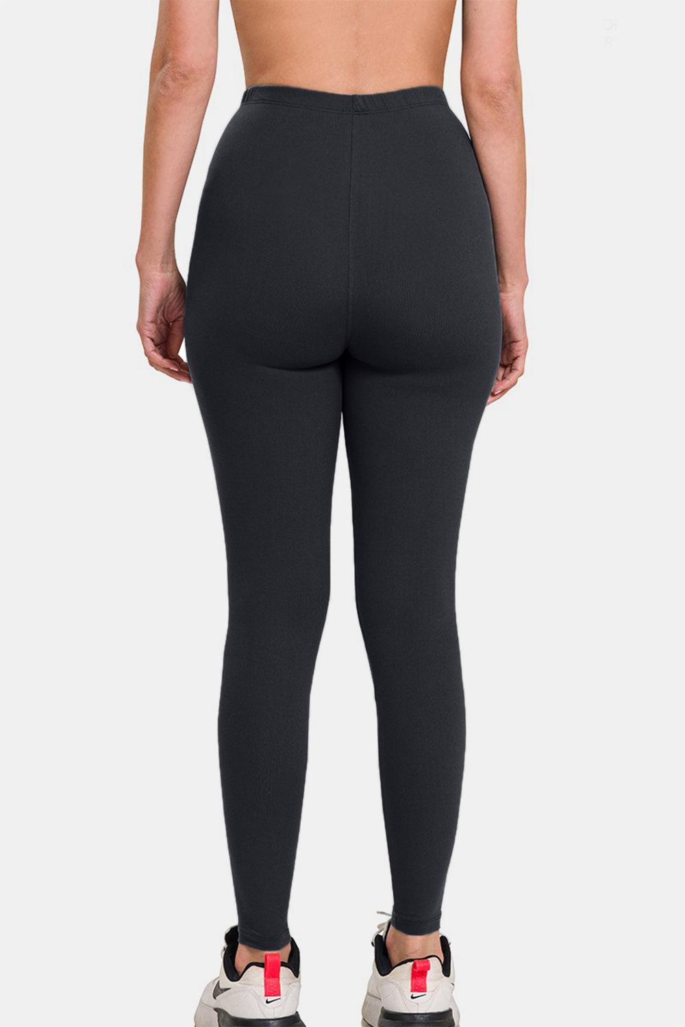 Zenana Premium Microfiber High Waist Leggings for Women