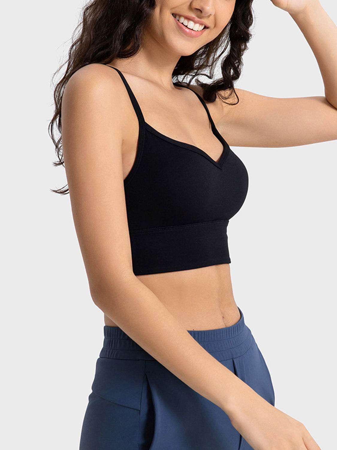 Millennia Spaghetti Strap Sport Bra - Selvanelle