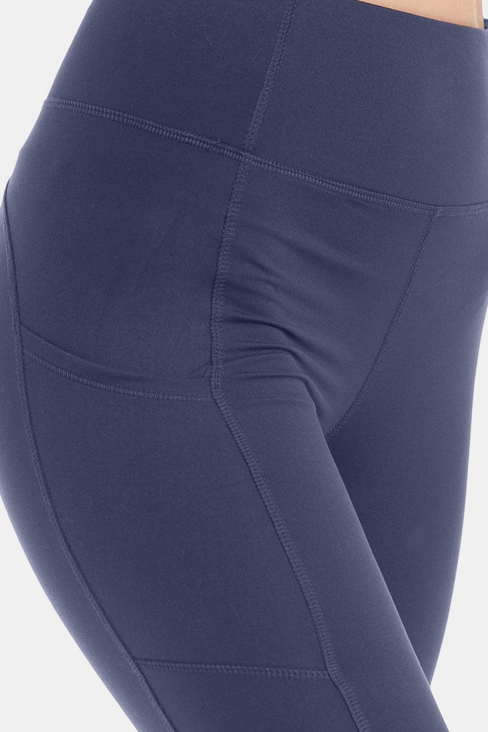 Leggings Depot High Waist Wide Waistband Leggings for Women