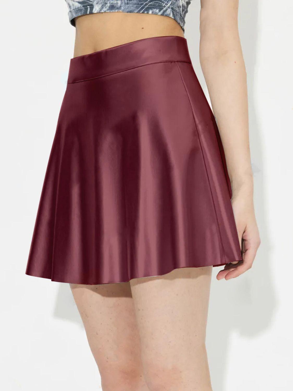 Ruched Mini Skirt with Zipper for Stylish Everyday Wear