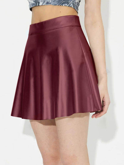 Ruched Mini Skirt with Zipper for Stylish Everyday Wear - Selvanelle