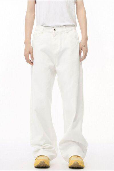 Wide Leg Jeans with Pockets for Effortless Style - Selvanelle