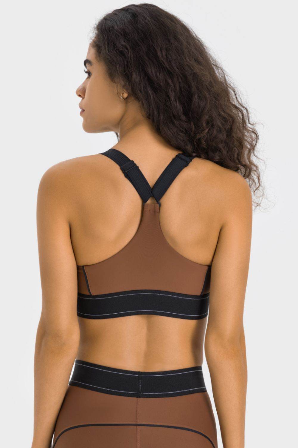 Millennia Contrast Sports Bra - Selvanelle